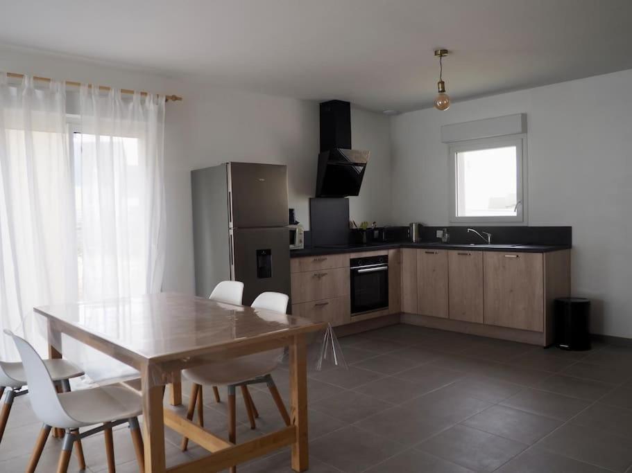 Maison 6-8 Personnes 3 Chambres Les Pieux Exteriér fotografie