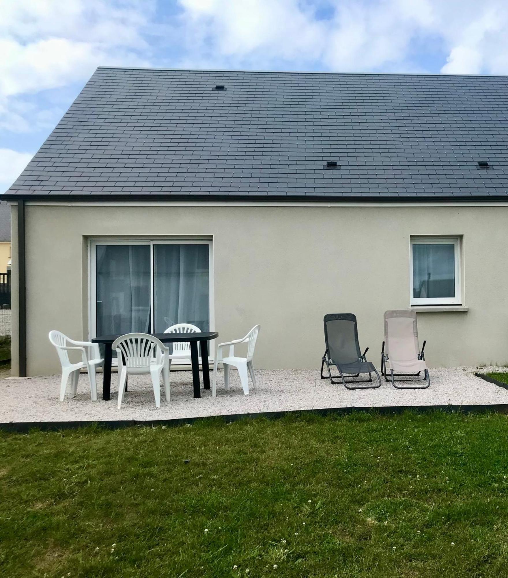 Maison 6-8 Personnes 3 Chambres Les Pieux Exteriér fotografie